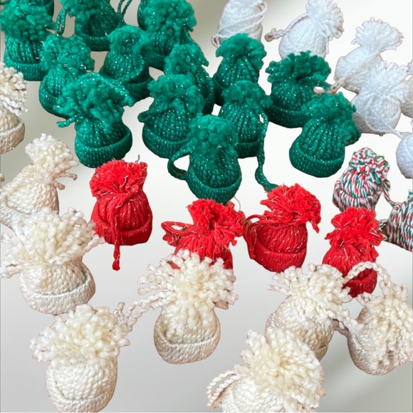 Hand Crafted Other - Handmade Mini Hat Ornaments Decorations Favors Gift-tags Lot/40